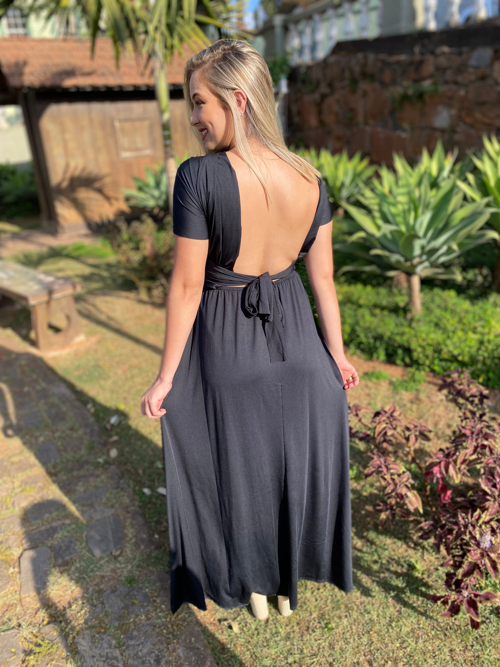 Vestido longo preto madrinha multiformas 15 em 1