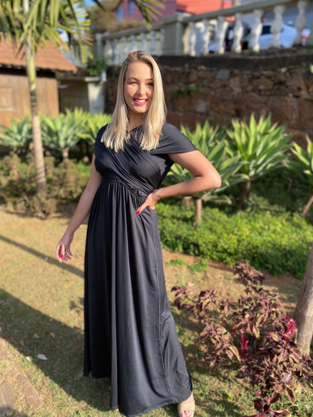 Vestido longo preto madrinha multiformas 15 em 1