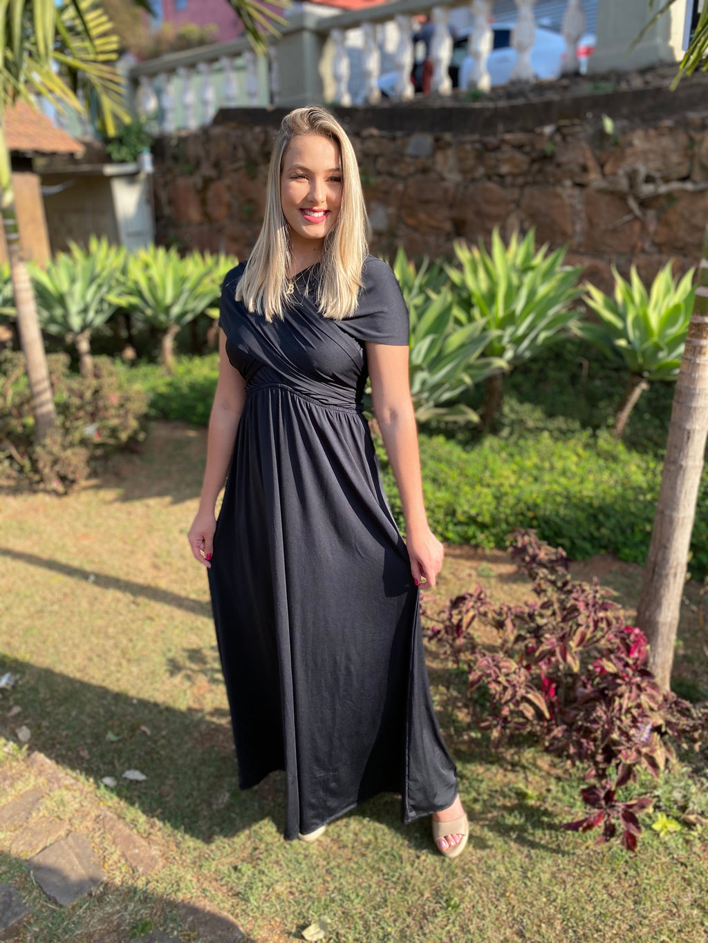 Vestido longo preto madrinha multiformas 15 em 1